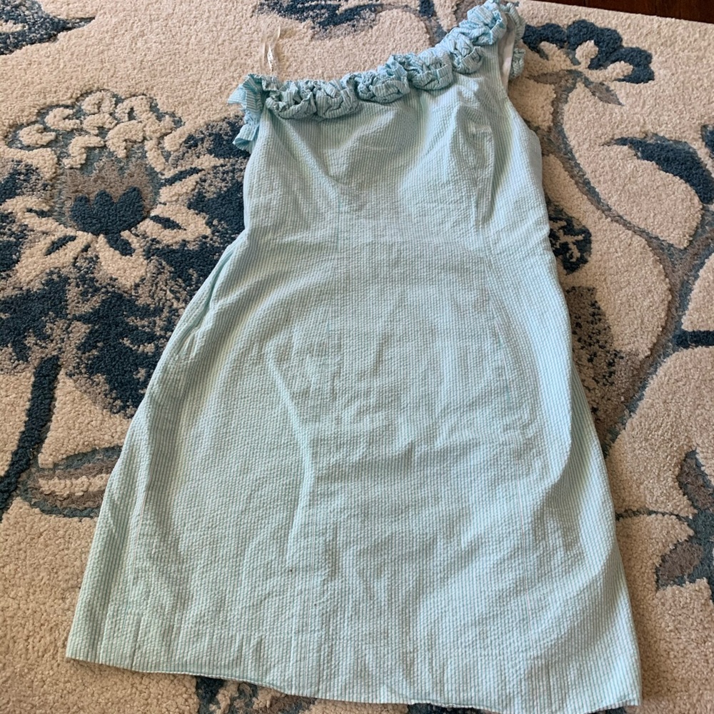 Lily Pulitzer Blue and White Striped Dress